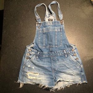 Abercrombie & Fitch Denim Overalls